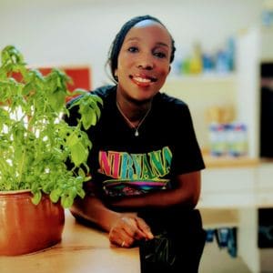 A picture of Kate Hahnel, owner of the website Thermospoons.